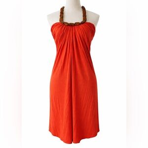 Women’s Dress With Beaded Neckline